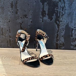 Jimmy Choo leopard print shoes